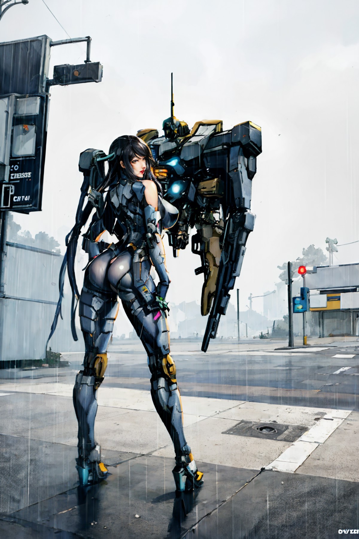 best quality, (masterpiece:1.5),(ultra-detailed), (high quality:1.3), (high resolution),(exoskeleton:1.2), 1girl,realistic...
